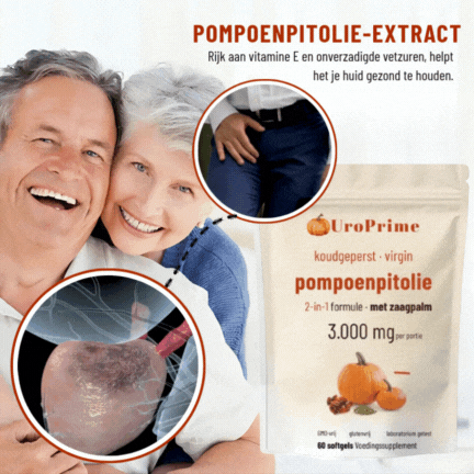 UroPrime™ Capsules | Ondersteun je prostaatgezondheid, herstel je mannelijke vitaliteit – je zult je binnen 7 dagen sterker voelen!