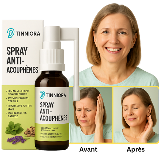 Spray Tinniora contre les acouphènes | Un soulagement perceptible en seulement 7 jours