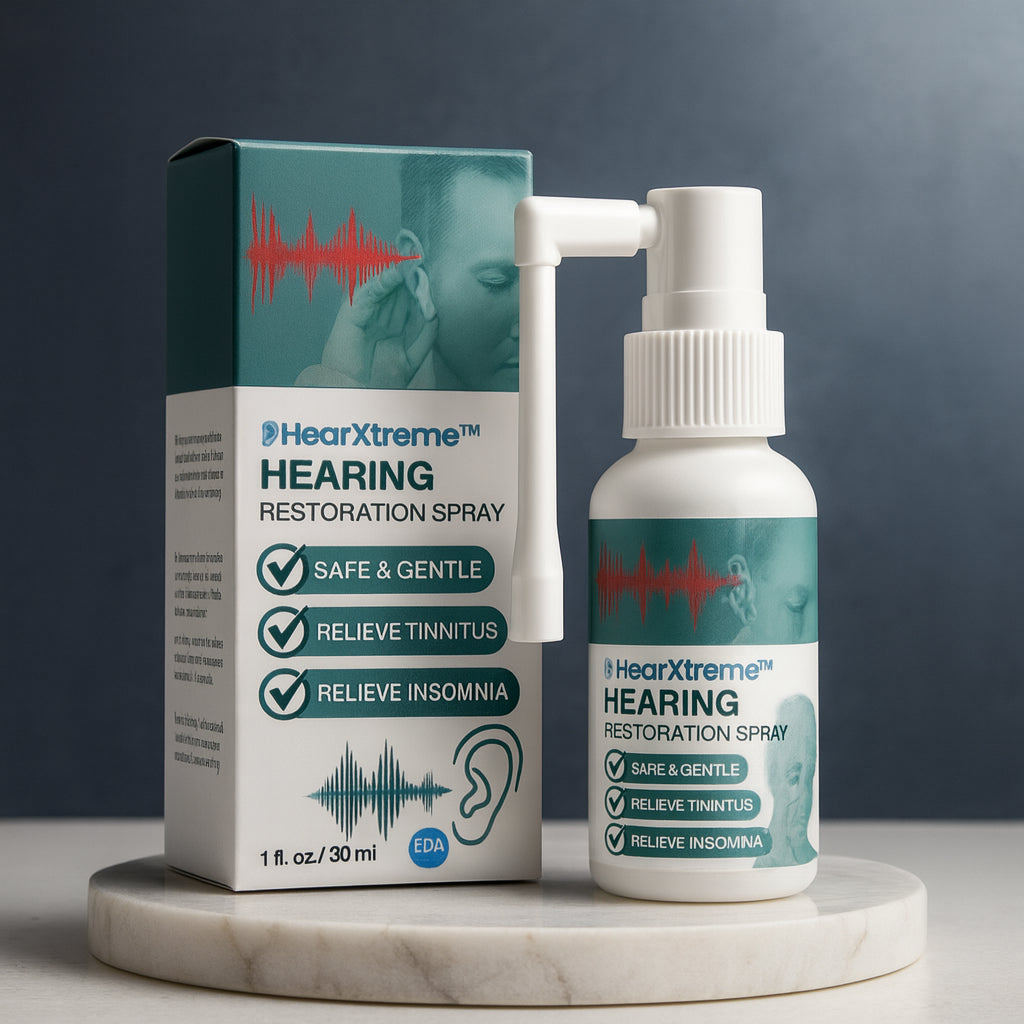 HearXtreme™ Spray Auriculaire | Entendez jusqu'à 99 % mieux en seulement 72 heures