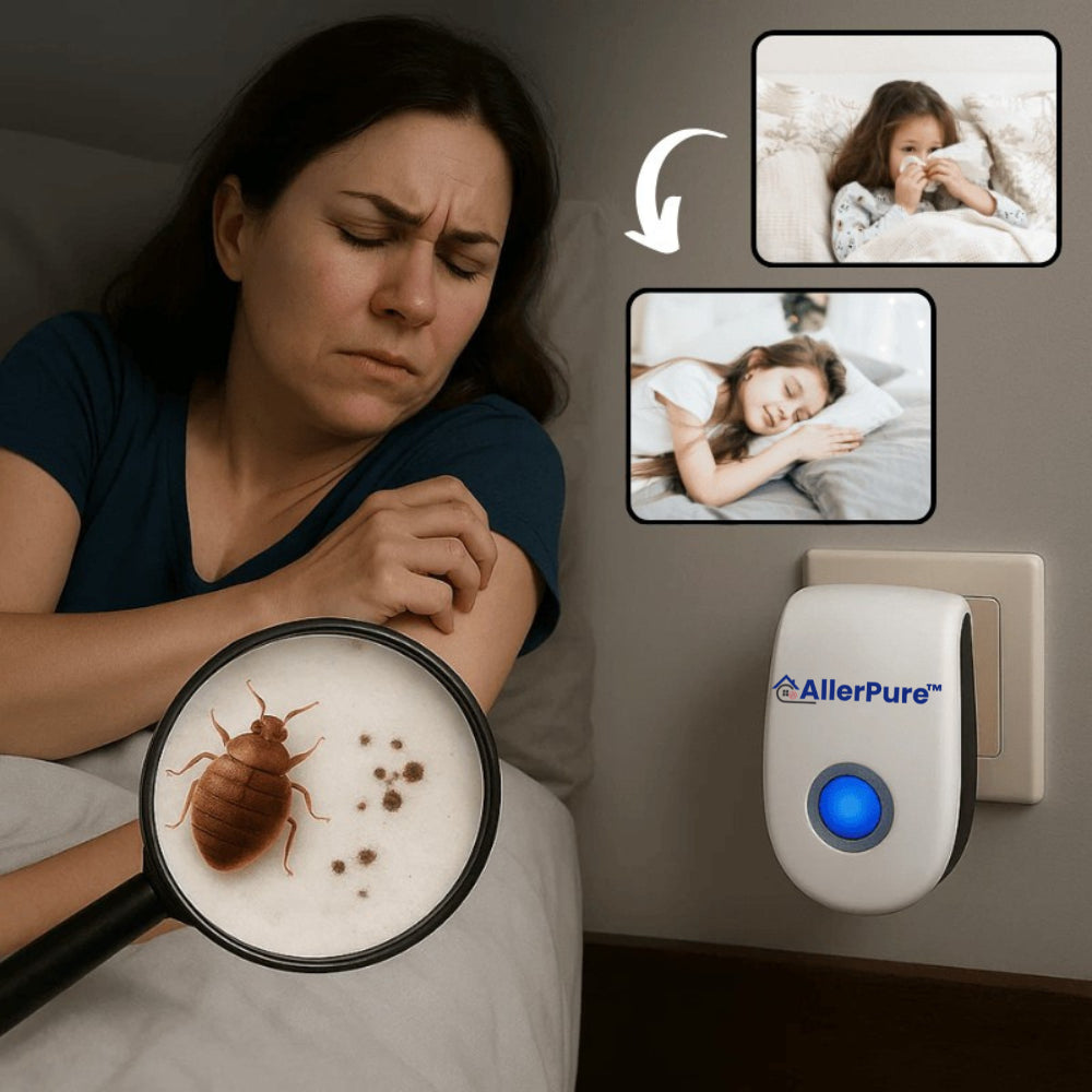 AllerPure™ Prise | Élimine immédiatement 98 % des acariens