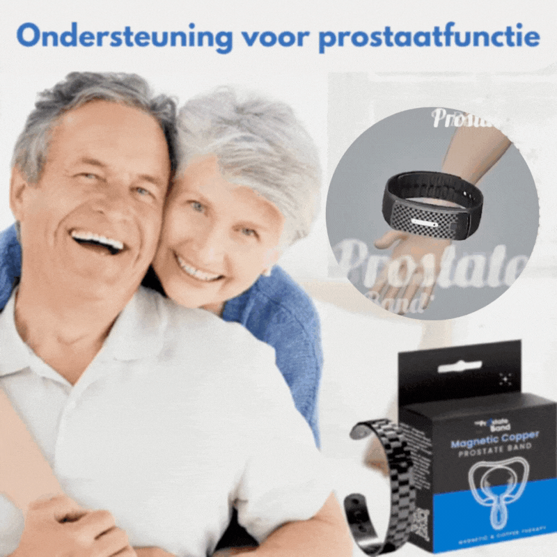 ProstateBand™ Armband | Verlicht prostaatklachten, verbeter je seksuele gezondheid en voel resultaat binnen 7 dagen!