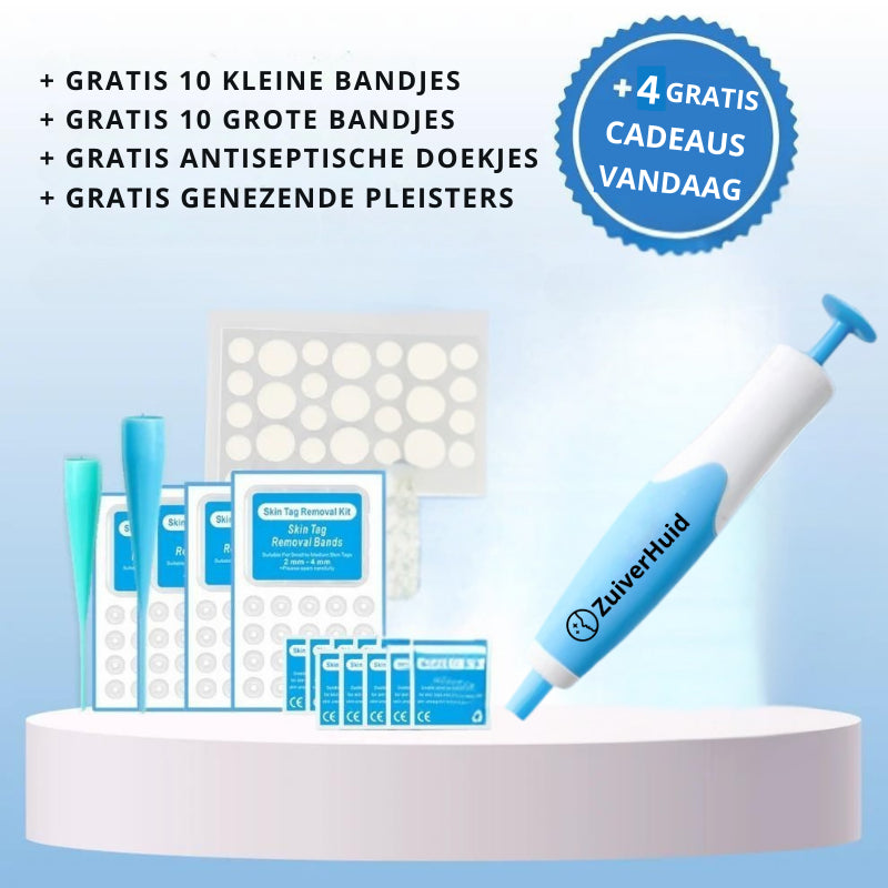 ZuiverHuid™ | Verwijder uw huidflapjes in 4 dagen zonder pijn of littekens!