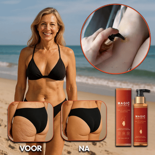 MenoGlow™ Lichaamsolie | Krijg 98% strakkere huid in slechts 24 uur