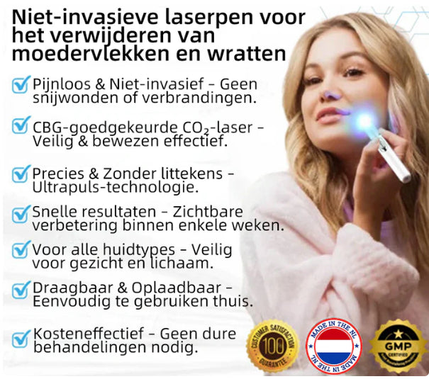 Xorita™ Niet-invasieve Laser pen voor Moedervlek - en Wratverwi jdering Promax
