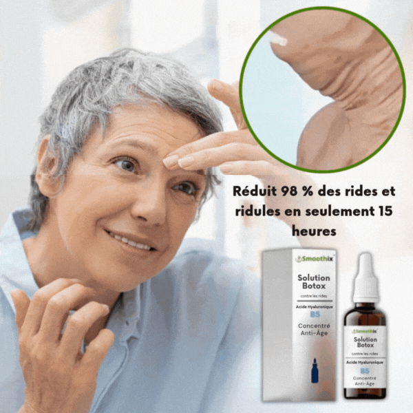 Soluzione Smoothix™ Botox | Riduce il 98% delle linee sottili e delle rughe in sole 15 ore!