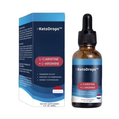 KetoDrops™ K3 -afslankdruppels | Verbrand hardnekkig vet en val tot 7 kilo af in slechts 5 dagen - zonder honger, zonder sporten
