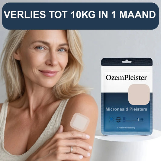 Ozempleister l De enige bewezen oplossing. Nu als micronaaldpleister — pijnloos, veilig en effectief.