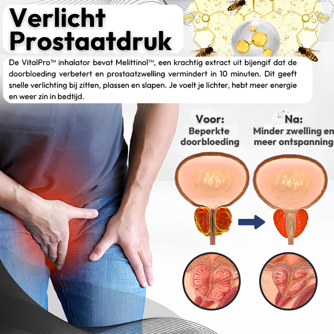 VitalPro™ Anti-prostaat inhalator | Voel je weer 25 in bed zonder prostaatklachten in 10 minuten!