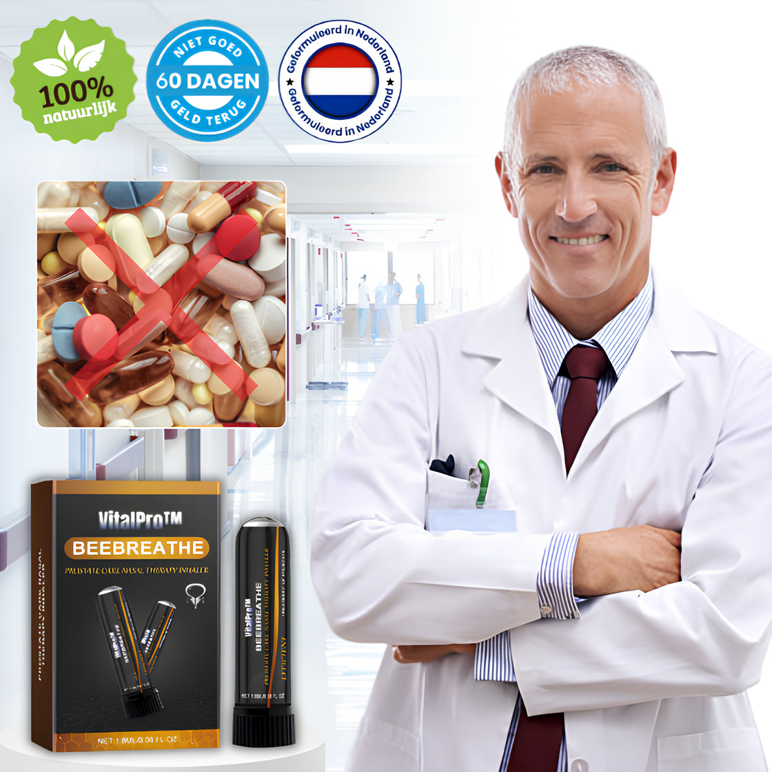 VitalPro™ Anti-prostaat inhalator | Voel je weer 25 in bed zonder prostaatklachten in 10 minuten!