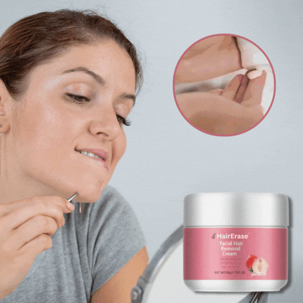 HairErase™ Crème Épilatoire | Dites adieu aux poils indésirables pour une peau douce et soyeuse en seulement 5 minutes