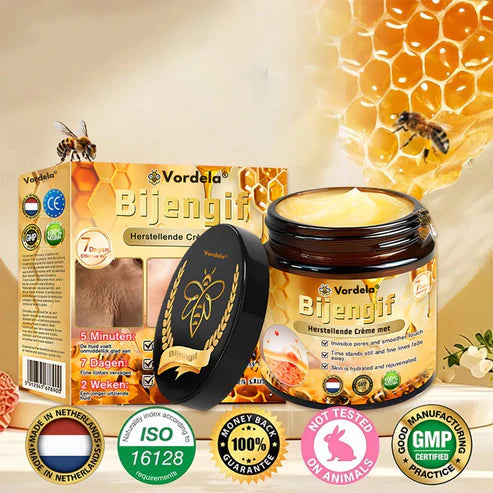 Gemaakt✨ en verzonden vanuit Nederland|✅ Officiële winkel Glamova® Herstellende Crème met Bijengif 🔥
